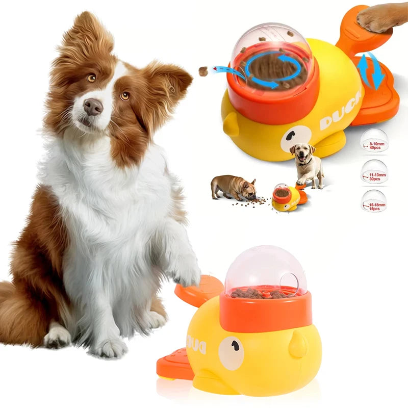 Interactive Duck Feeder – Peck & Play for Curious Pets!