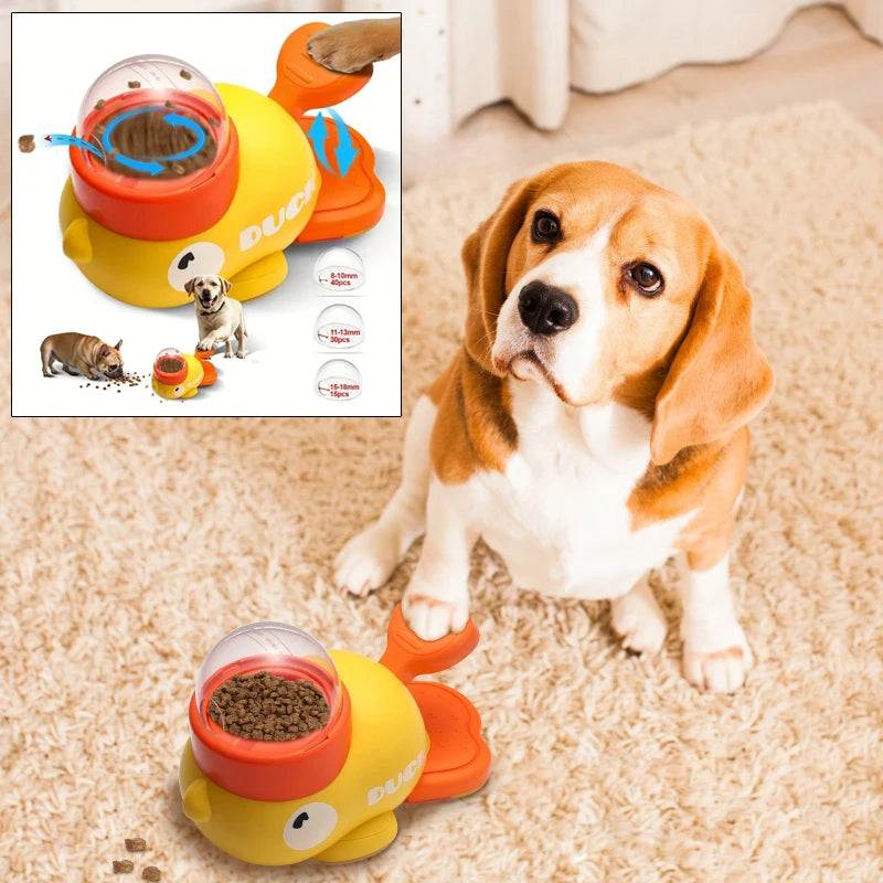 Interactive Duck Feeder – Peck & Play for Curious Pets!