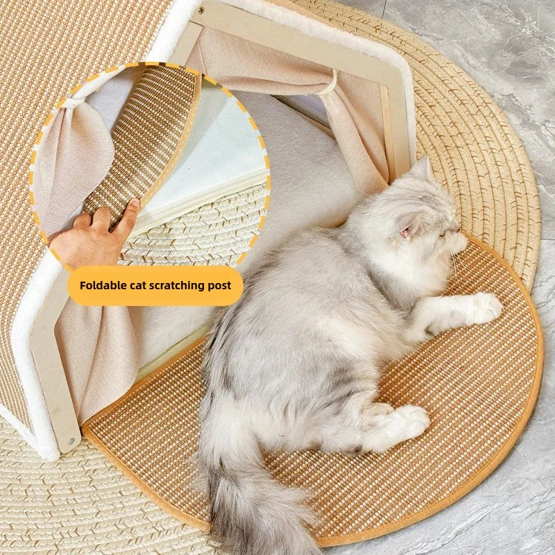 PetSpany™ Foldable Sisal Cat House
